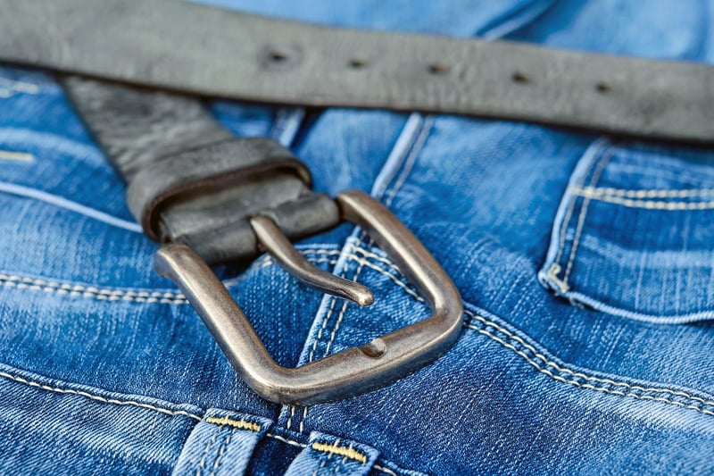 Distressed denim